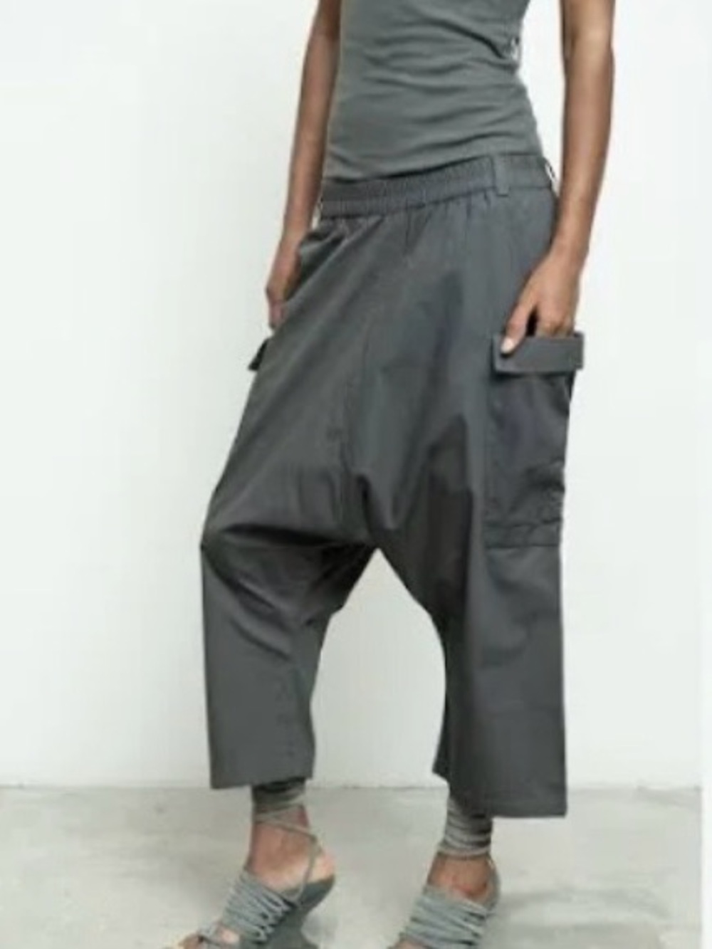Nicholas K Gray Malibu Paint Drop-Crotch Cargo Pants